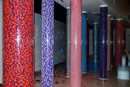 Vantaa, Finland - 9 July 2020: Candies in Fazer Experience Visitor Center.