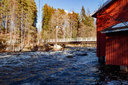 Old mill on the river Jokelanjoki, Kouvola, Finland