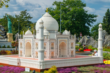 Billund, Denmark - 16 June 2023: Amusement park of Legoland in Denmark.のeditorial素材