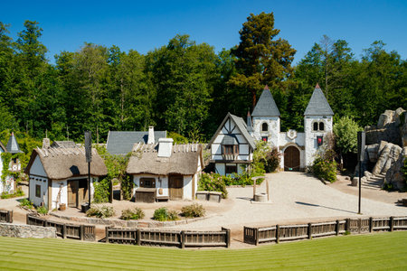 VIMMERBY, SWEDEN - 14 June 2023: Theme park Astrid Lindgren's World, The Brothers Lionheart.のeditorial素材