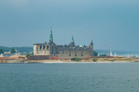 Castle of Kronborg, home of Shakespeare's Hamletの写真素材
