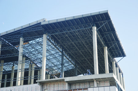 Part of a building under construction - roofs, floors, walls, supporting structures, reinforced...