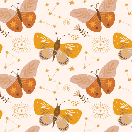 Boho pattern designのイラスト素材