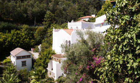 Beautiful lanscape  in the  mountain Monchique in Portugal の写真素材