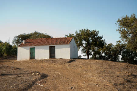 The  farm house in the mountain in province Alentejo, Portugalの写真素材