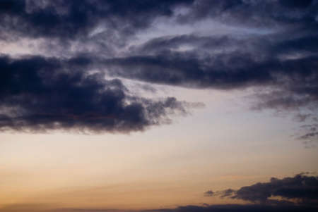 Sky in evening with moon for a background