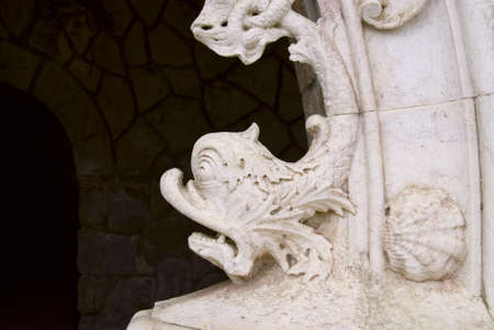 One of the surprising and enigmatic monuments of Landscape of Sintra,Quinta da Regaleiraの写真素材