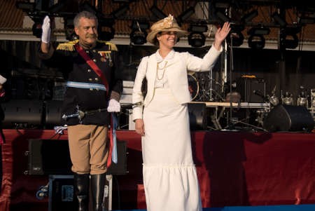 VILA REAL SANTO ANTONIO, PORTUGAL-MAY 13.Historical and ethnographic procession in Vila Real Santo Antonio, 13 may 2010,Portugalのeditorial素材