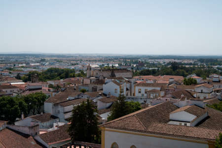 View of Cathedral of Sao Francisco , Evora, Portugal