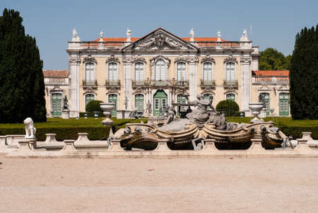 National Palace in Queluz , Portugalのeditorial素材