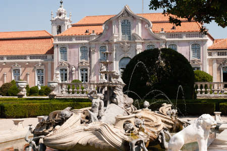 National Palace in Queluz , Portugalのeditorial素材