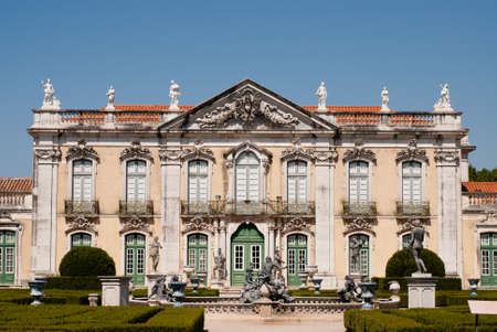 National Palace in Queluz , Portugalのeditorial素材