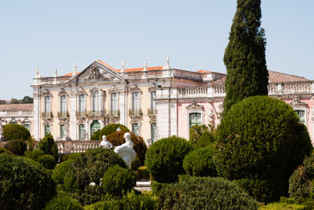National Palace in Queluz , Portugalのeditorial素材