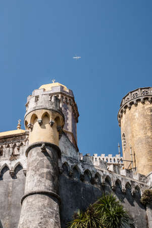 National Palace of Pena (Sintra) is one of the seven wonders of Portugal.のeditorial素材