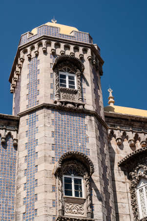 National Palace of Pena (Sintra) is one of the seven wonders of Portugal.のeditorial素材
