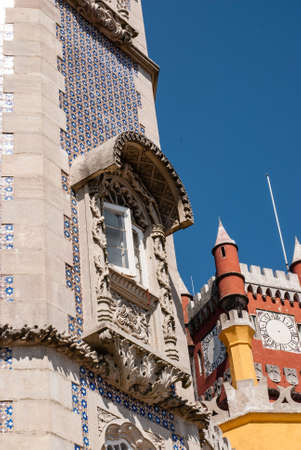 National Palace of Pena (Sintra) is one of the seven wonders of Portugal.のeditorial素材