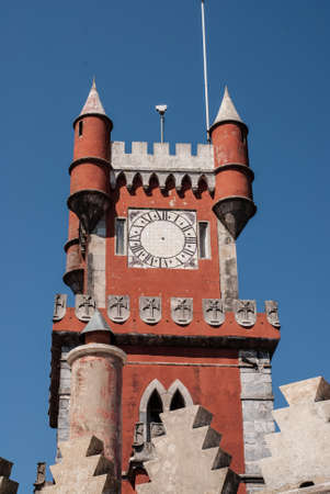 National Palace of Pena (Sintra) is one of the seven wonders of Portugal.のeditorial素材