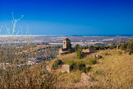 The ruins of old portuguese city Montemor, sec.15-17のeditorial素材