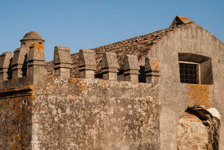 The ruins of old portuguese city Montemor, sec.15-17のeditorial素材
