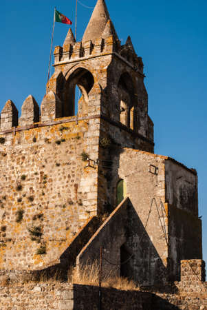 The ruins of old portuguese city Montemor, sec.15-17のeditorial素材