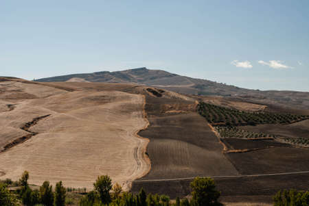 The landscape of Andalusia, Spainの写真素材