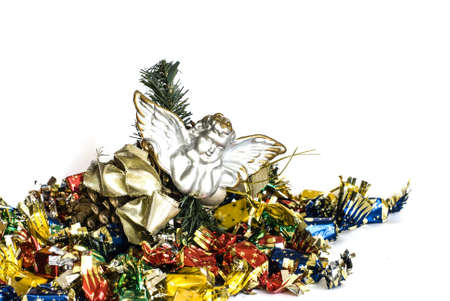 Chocolate Candy isolated on white backgroundの写真素材