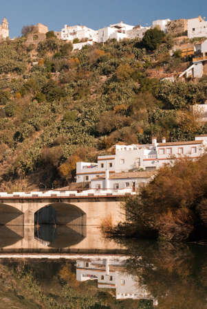 View on the Arcos de la Fronteraの写真素材