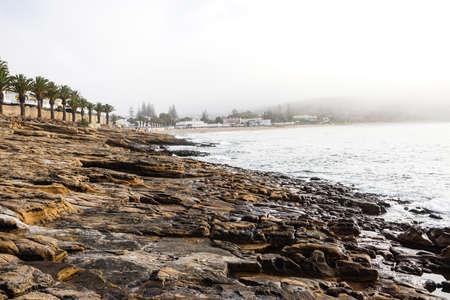 Praia da Luz Beach, on the Atlantic ocean Algarve, Portugalの写真素材