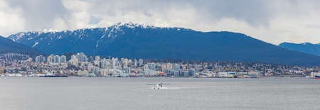 View on The West End of Vancouver across English Bay. travel photography, selective focus, nobodyのeditorial素材