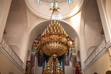 Church of Apostle Paul and Saint Asti in Durres in Albania. Orthodox church in Durres,Albania