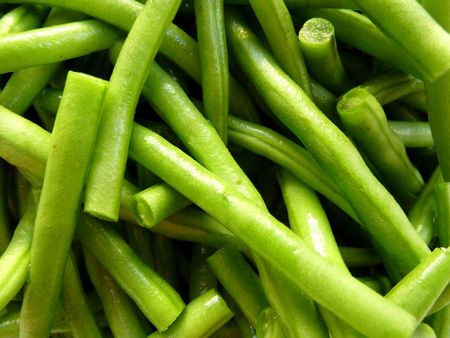 Fresh french beansの写真素材