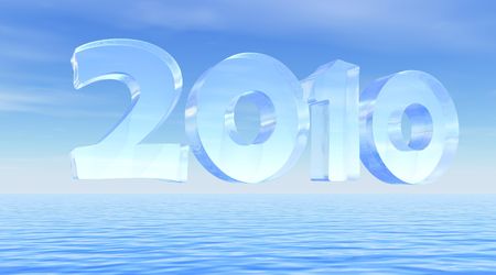 2010 transparent over quiet ocean