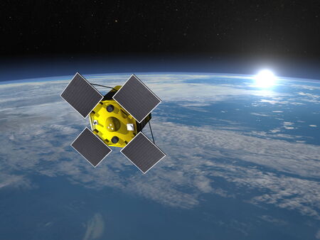 Acrimsat satellite - 3D render