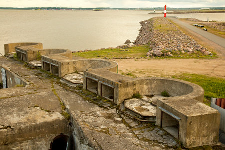 KRONSTADT, RUSSIA. 5 JUNY 2016. View of the fortifications of Fort "Constantine".のeditorial素材