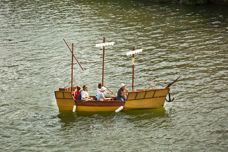 DINANT, BELGIUM, 15 AUGUST 2016. International Regatta in the baths.のeditorial素材