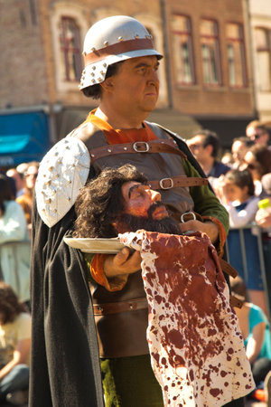 BRUGES (BRUGGE), BELGIUM. 5 MAY 2016. Procession of the Holy Blood.のeditorial素材