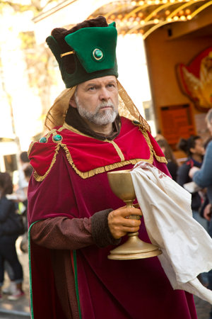 BRUGES (BRUGGE), BELGIUM. 5 MAY 2016. Procession of the Holy Blood.のeditorial素材