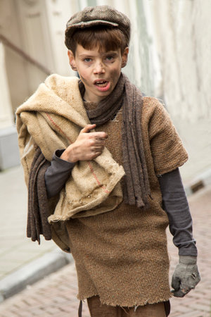 DEVENTER, NETHERLANDS, 17 DECEMBER 2016. Dickens festival in Deventer.のeditorial素材