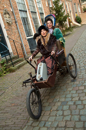 DEVENTER, NETHERLANDS, 17 DECEMBER 2016. Dickens festival in Deventer.のeditorial素材