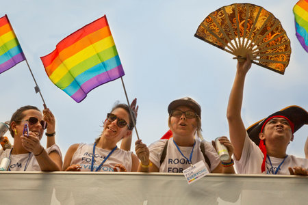 BERLIN, GERMANY, 22 JULY 2017. Christopher Street Day in Berlin.