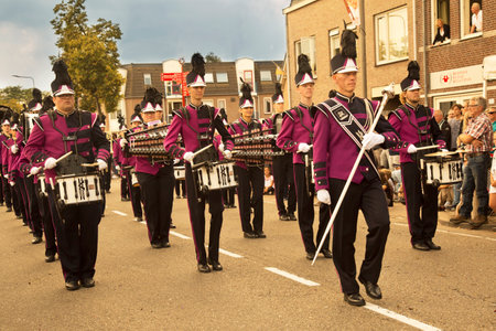 ZUNDERT, NETHERLANDS, 03 SEPTEMBER 2017. Flower Parade in Zundert.のeditorial素材