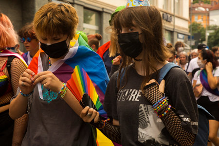 STUTTGART, GERMANY, 31 JULY 2021. Christopher Street Day in Stuttgart, Germany.