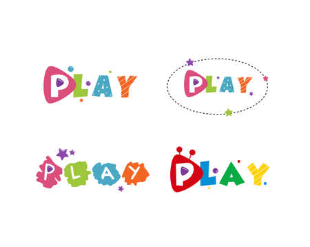 Kids Play Design Vectorのイラスト素材