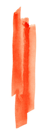 Red watercolor vector brush stroke.のイラスト素材
