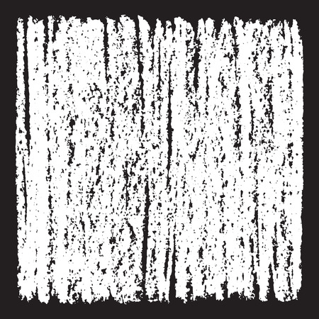 Chalk vector grunge texture. Rough thick white hatching with artistic edges. Hand drawn template for design or illustration.のイラスト素材