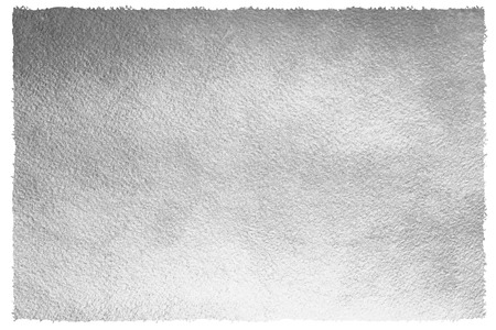 Silver or iron background with uneven, rough edge. Metal texture. Silver or steel paper template for your design. Silver foil monochrome background. Industrial texture.の写真素材