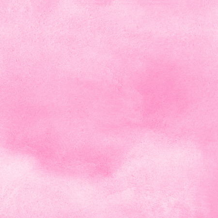 Valentines day square background with pink watercolor stains. Light rose watercolor Women Day texture. Soft pastel color. Hand drawn abstract aquarelle fill.の写真素材