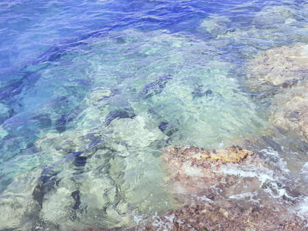 Transparent seawaterの写真素材