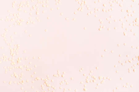 Pink abstract background of stars on cardboardの写真素材