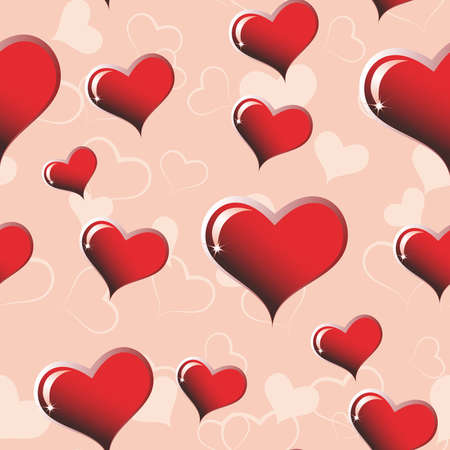 Seamless from hearts(can be repeated and scaled in any size)のイラスト素材